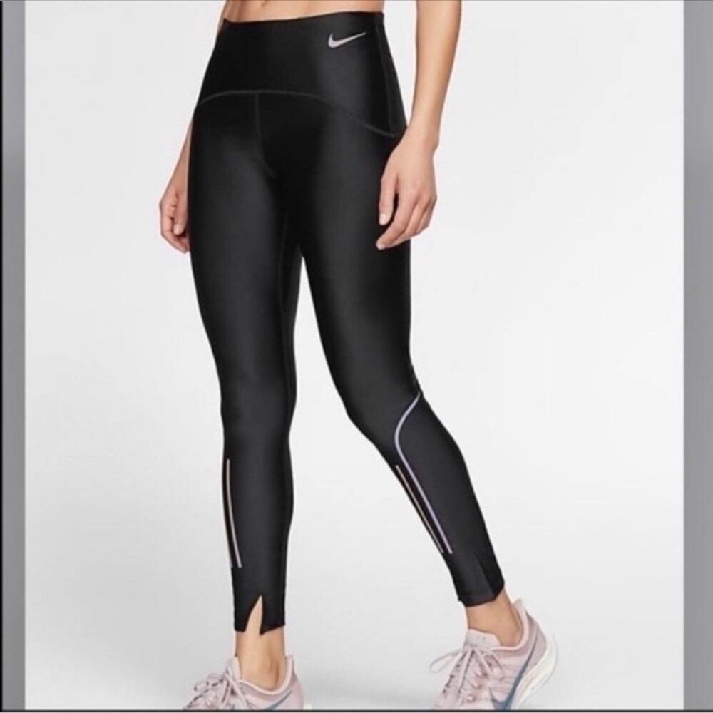 Nike Speed 7/8 Reflective Running Tights Leggings XS
